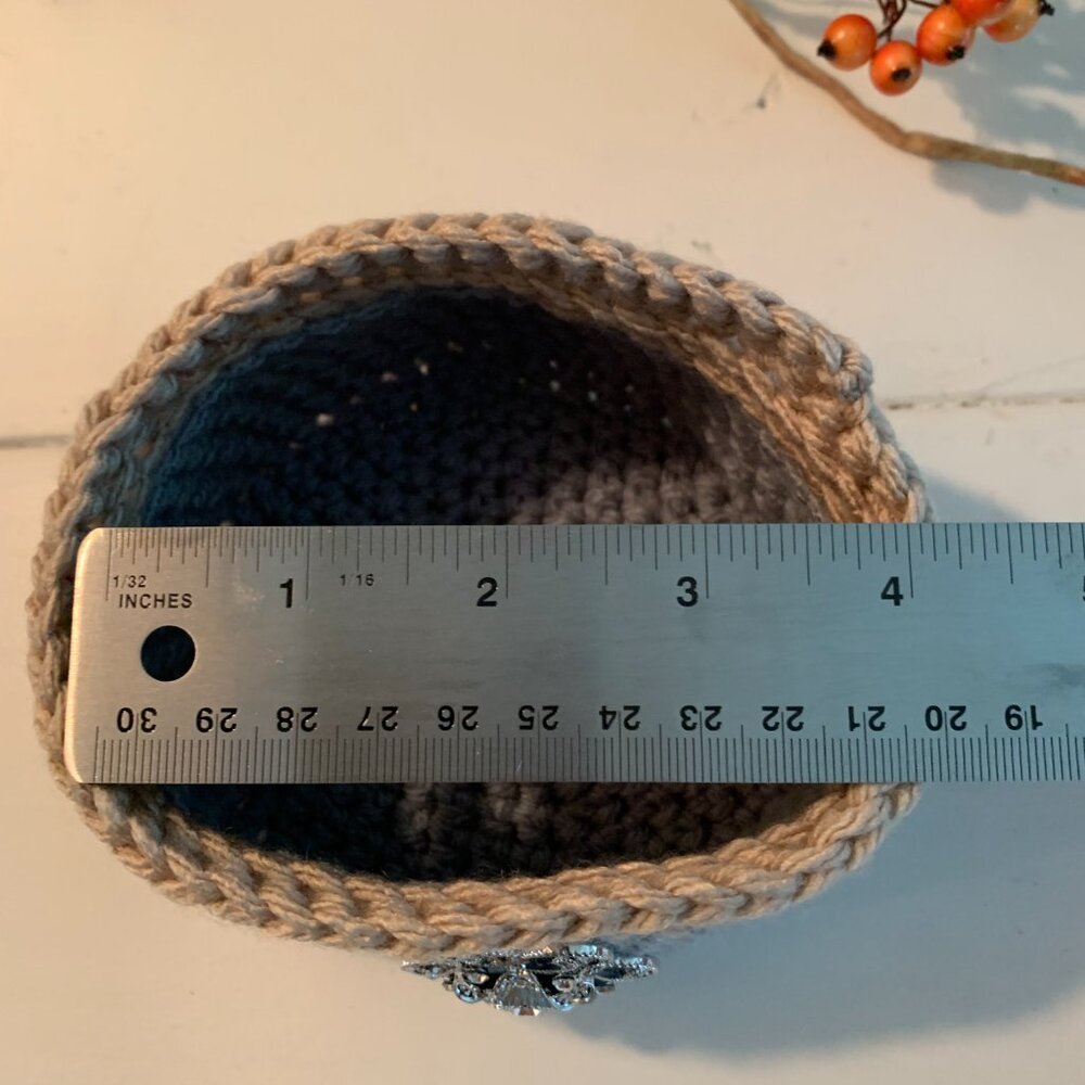 Handmade Crocheted Basket! - Picture 3 of 5